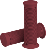 BILTWELL Kung Fu Grips - 1" - Oxblood 6701-0301