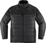 ICON Ghost Puffer Jacket - Black/Charcoal - Large 2820-6192