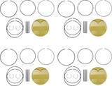 JE PISTONS Piston Kit - 83.00 mm - 13.5:1 CR - Suzuki GSX1300R '99-'07 379437