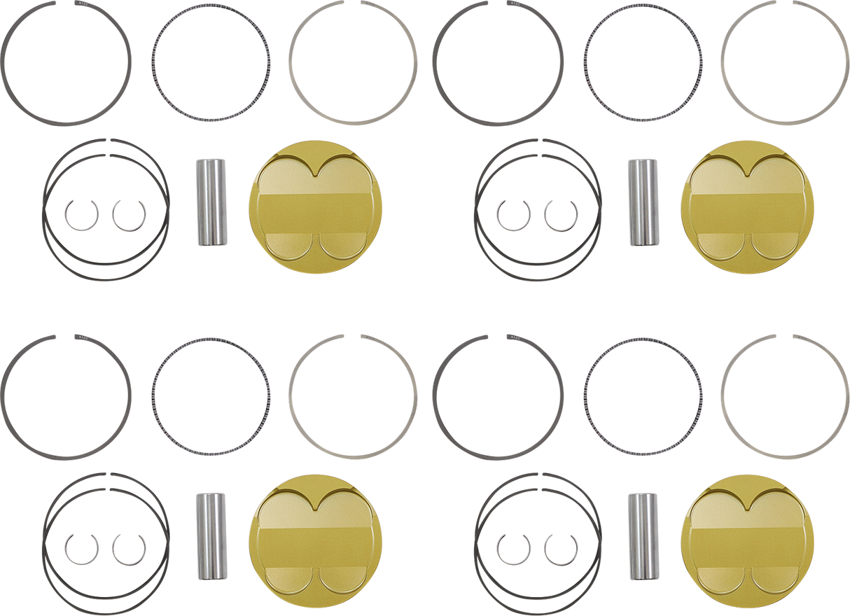JE PISTONS Piston Kit - 85.00 mm - 13.5:1 CR - Suzuki GSX1300R '99-'07 379439