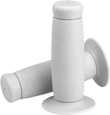 BILTWELL Renegade Bar Grips - 1" - White 6704-0201