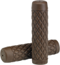 BILTWELL Torker Grips - 1" - Chocolate 6705-0401