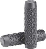 BILTWELL Torker Grips - 1" - Gray 6705-0501