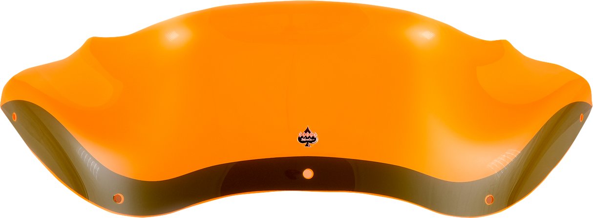 KLOCK WERKS Kolor Flare* Windshield - 8" - Orange Ice - FLTR KWW-01-0623