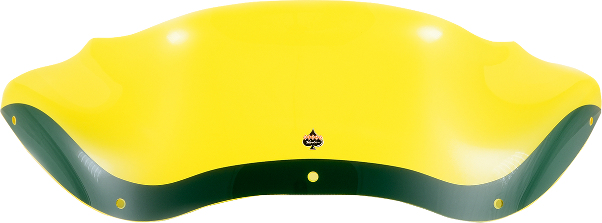 KLOCK WERKS Kolor Flare* Windshield - 8" - Yellow Ice - FLTR KWW-01-0624