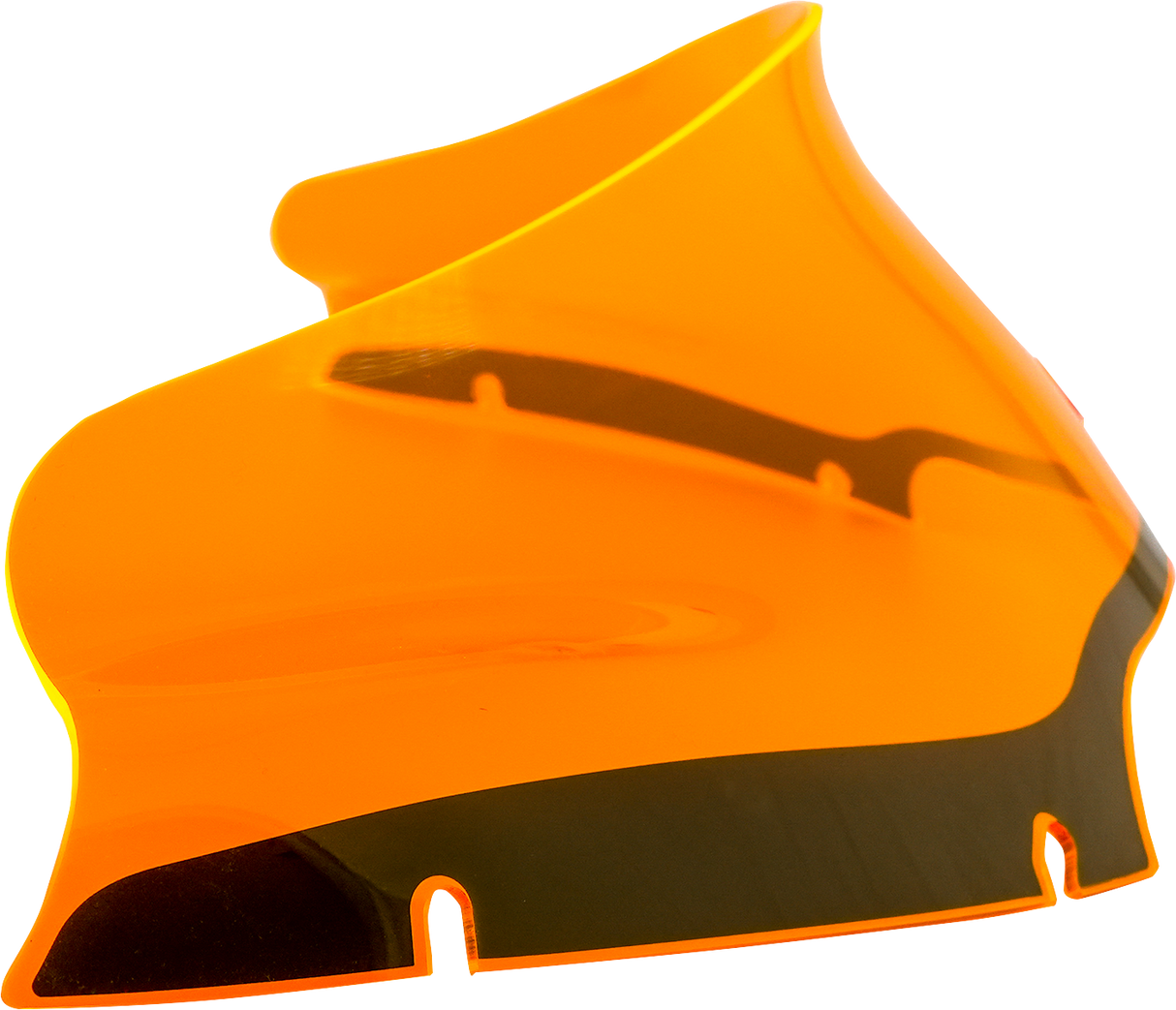 KLOCK WERKS Kolor Flare* Windshield - 6" - Orange Ice - FLTR KWW-01-0628