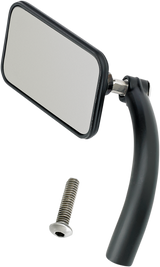 BILTWELL Mirror - Utility - Side View - Rectangle - Perch - Black - Each 6502-100-101