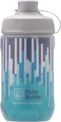 POLAR BOTTLE Breakaway® Muck Insulated Bottle- Zipper - Slate Blue/Turquoise - 12 oz. INB12OZ08MG