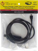 RIDEPOWER SAE to Micro USB Cable - Charger - Single-End - 4' RP1248IA4F