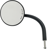 BILTWELL Mirror - Utility - Side View - Round - Perch - Black - Each 6503-400-131