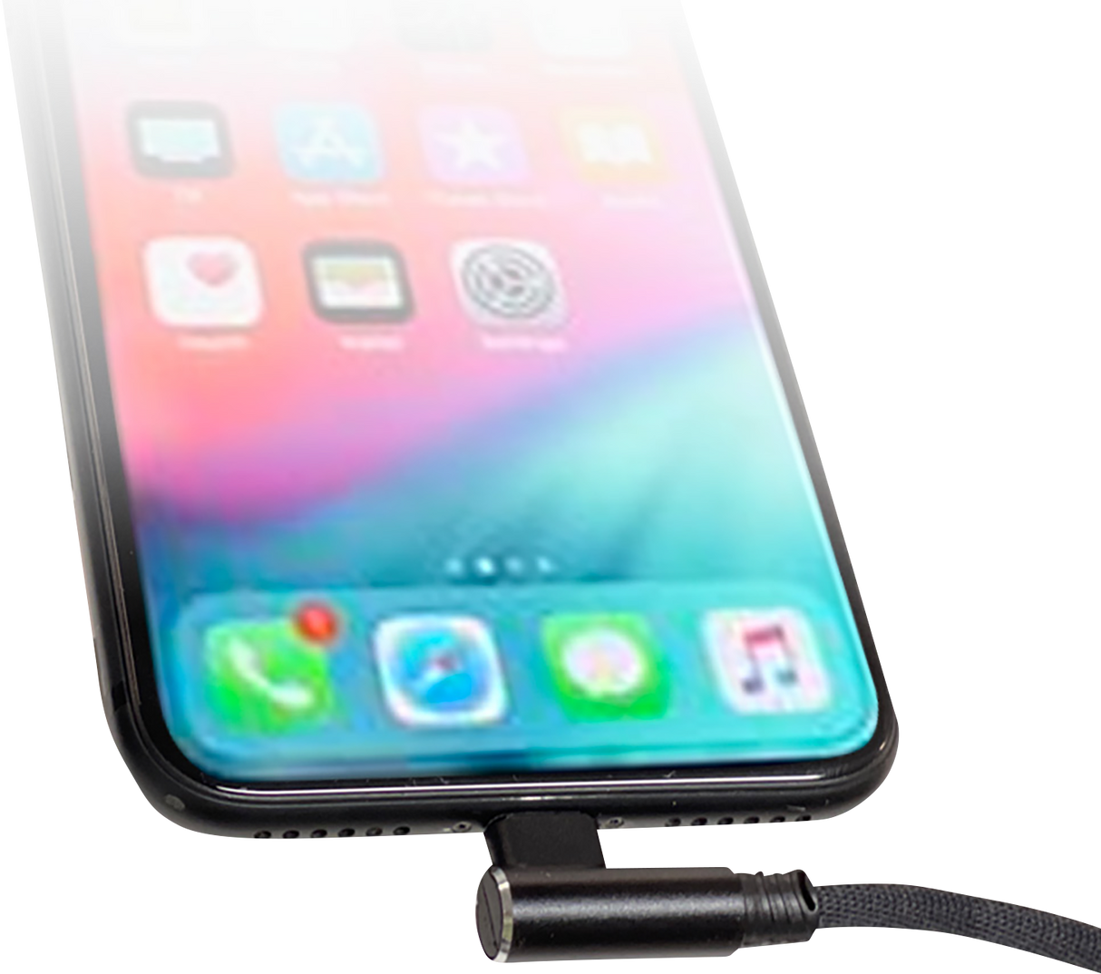 RIDEPOWER 90? USB to 90? Lightning Cable - Charger - Single-End - 18" RP90DEGUSBLHT18