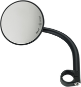 BILTWELL Mirror - Utility - Side View - Round - Clamp-On - Black - 1" 6503-501-131