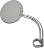 BILTWELL Mirror - Utility - Side View - Round - Clamp-On - Chrome - 1" 6503-501-531