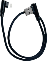 RIDEPOWER 90? USB to 90? Lightning Cable - Charger - Single-End - 18" RP90DEGUSBLHT18
