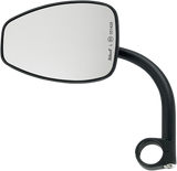 BILTWELL Mirror - Utility - Side View - Teardrop - Clamp-On - Black - 1" 6504-501-131