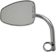 BILTWELL Mirror - Utility - Side View - Teardrop - Clamp-On - Chrome - 1" 6504-501-531