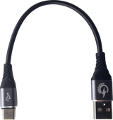RIDEPOWER USB to USB-C Cable - Charger - Single-End - 7-1/2" RPUSBUSBC75