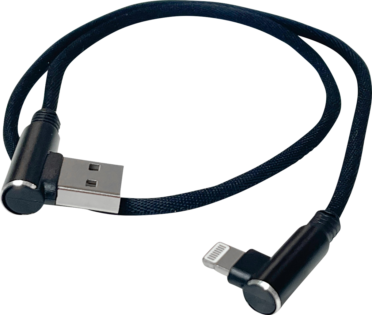 RIDEPOWER 90? USB to 90? Lightning Cable - Charger - Single-End - 18" RP90DEGUSBLHT18