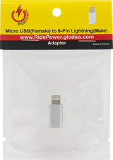 RIDEPOWER Micro USB to Lightning Adapter RPAIADPT