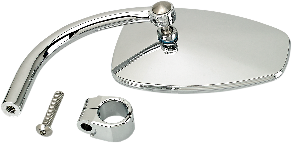 BILTWELL Mirror - Utility - Side View - Teardrop - Chrome 6504-578-531