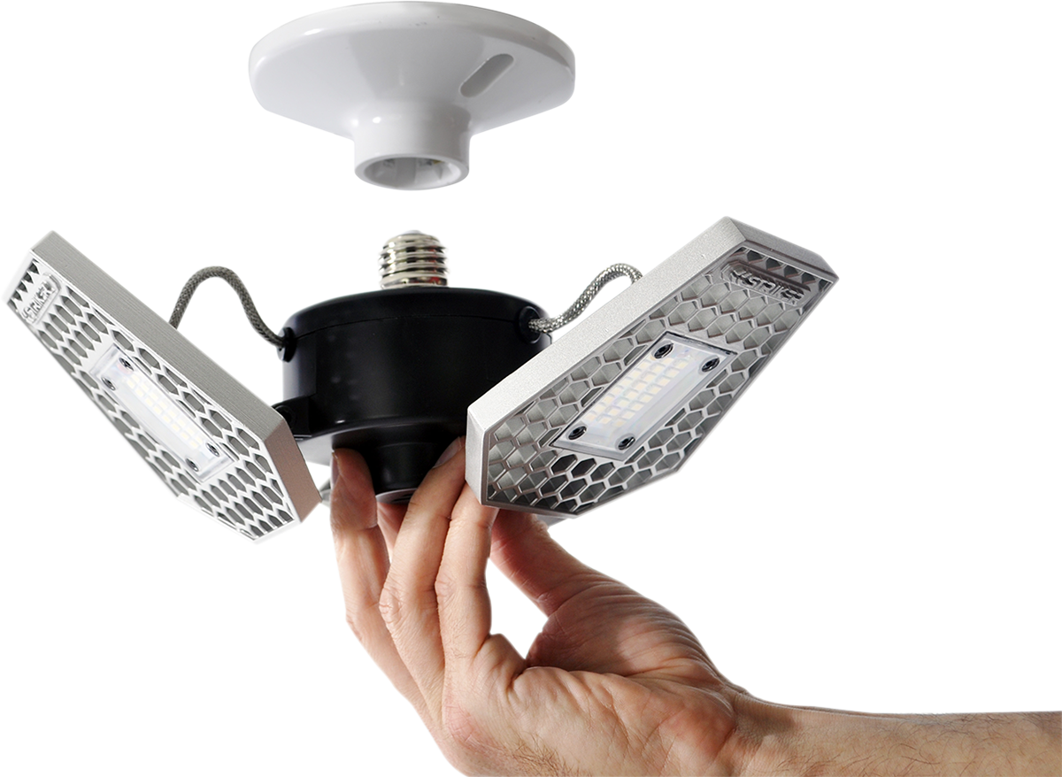 RISK RACING Ceiling Light - Garage/Home/Attic/Basement/Motion - 4000 Lumens - LED 00342-2