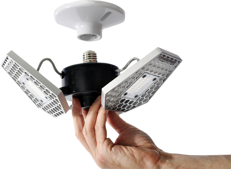 RISK RACING Ceiling Light - Garage/Home/Attic/Basement/Motion - 4000 Lumens - LED 00342-2