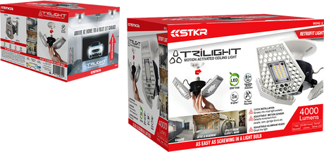 RISK RACING Ceiling Light - Garage/Home/Attic/Basement/Motion - 4000 Lumens - LED 00342-2
