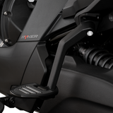SHOW CHROME Adjustable Passenger Boards - Black - Ryker 41-413BK