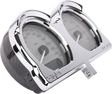THRASHIN SUPPLY CO. Gauge Relocation Kit - Chrome TSC-2707-3