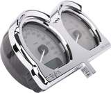 THRASHIN SUPPLY CO. Gauge Relocation Kit - Chrome TSC-2707-3