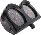 THRASHIN SUPPLY CO. Gauge Relocation Kit - Black TSC-2707-1
