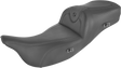 SADDLEMEN Heated RoadSofa™ Seat - Without Backrest - Black w/ Black Stitching - FL '09-'24 808-07B-187THCT