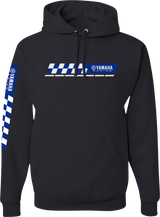 YAMAHA APPAREL Yamaha Racing Check Hoodie - Black - Large NP21S-M3110-L