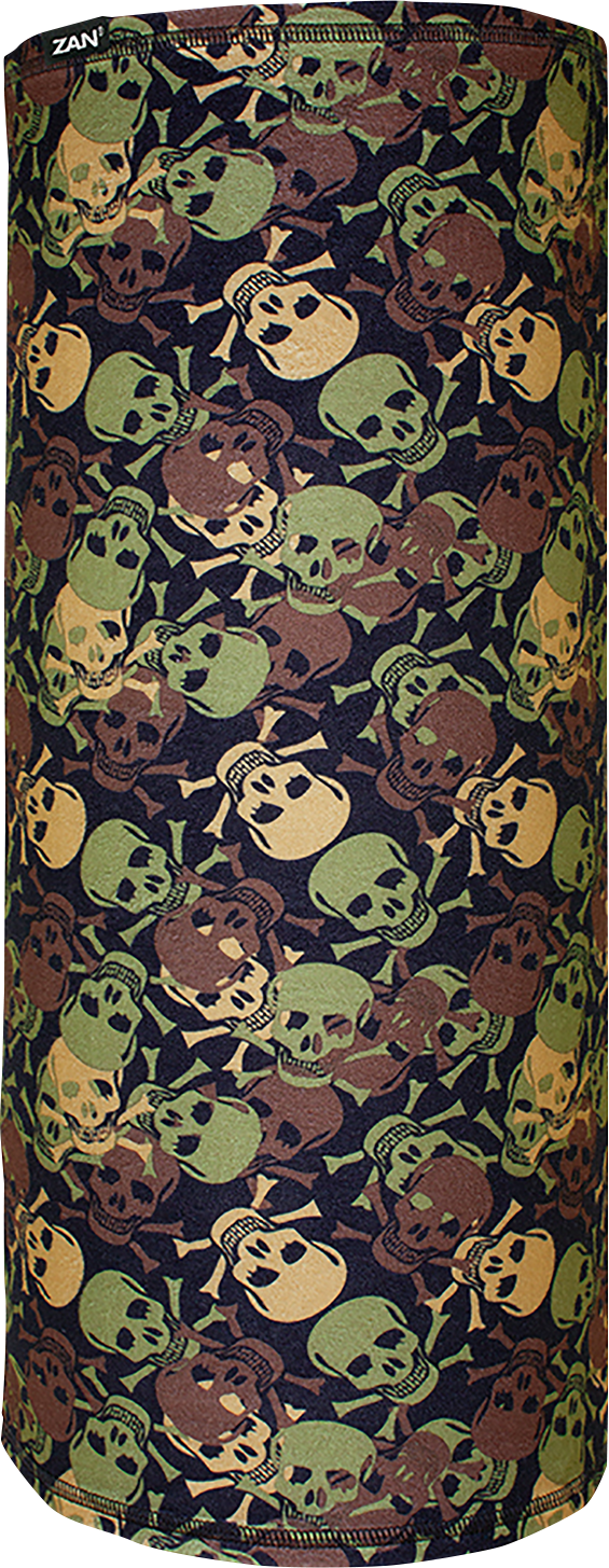 ZAN HEADGEAR Motley Tube? Sportflex? Neck Tube - All Over Skull Camo TL418