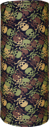 ZAN HEADGEAR Motley Tube? Sportflex? Neck Tube - All Over Skull Camo TL418