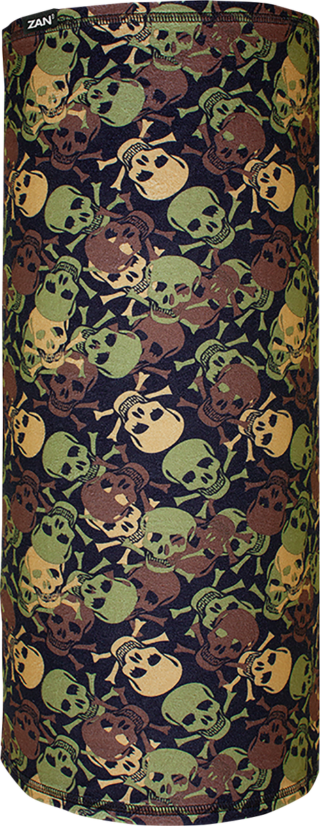 ZAN HEADGEAR Motley Tube? Sportflex? Neck Tube - All Over Skull Camo TL418