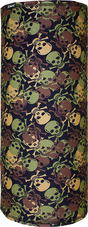 ZAN HEADGEAR Motley Tube? Sportflex? Neck Tube - All Over Skull Camo TL418