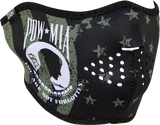 ZAN HEADGEAR Neoprene Half Mask - POW MIA Flag WNFM612H