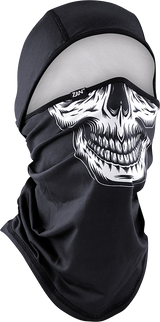 ZAN HEADGEAR SportFlex? Balaclava - Convertible - Black/White Skull WB4L002