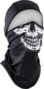 ZAN HEADGEAR SportFlex? Balaclava - Convertible - Black/White Skull WB4L002