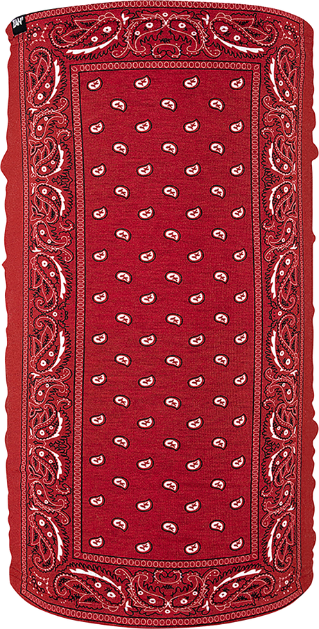 ZAN HEADGEAR Motley Tube? Fleece Lined Tube - Red Paisley TF106