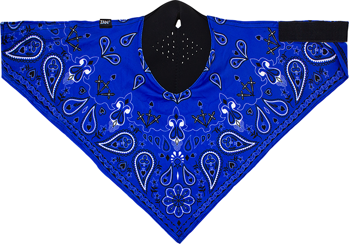 ZAN HEADGEAR Neodanna? SportFlex? Face Mask - Navy Paisley NEOL111