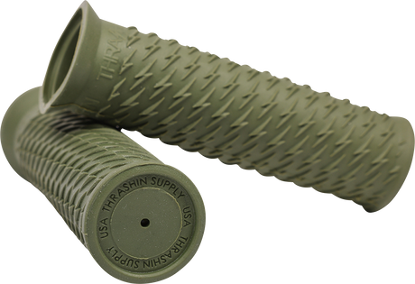 THRASHIN SUPPLY CO. Grips - Bolt - Green TSC-2708-6