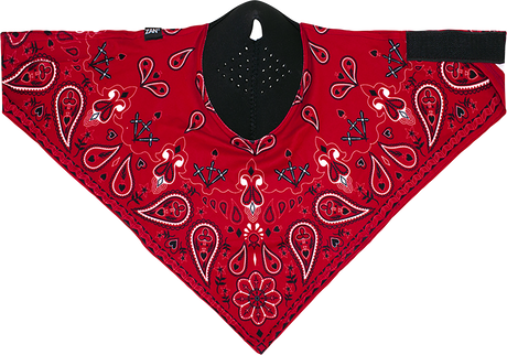ZAN HEADGEAR Neodanna? SportFlex? Face Mask - Red Paisley NEOL106