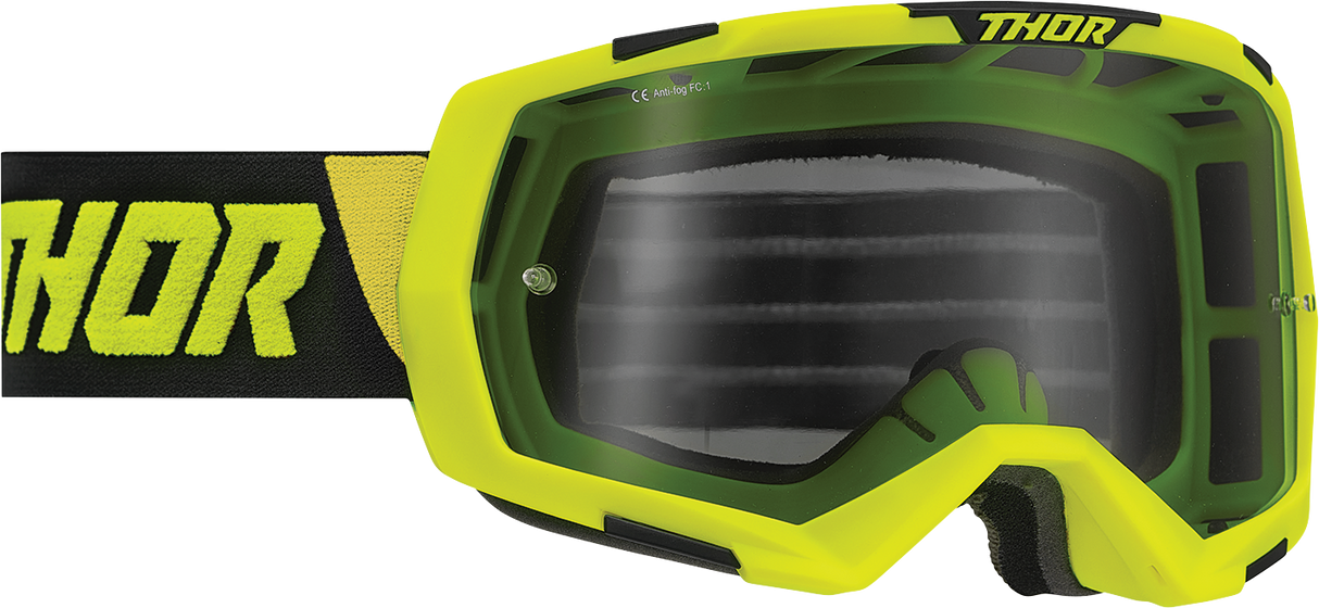 Thor Regiment Goggles - Lime/Black - Smoke 2601-2965 - Cycle City Outdoors