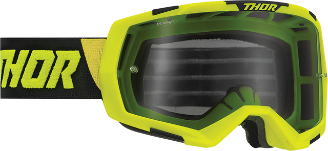 Thor Regiment Goggles - Lime/Black - Smoke 2601-2965 - Cycle City Outdoors