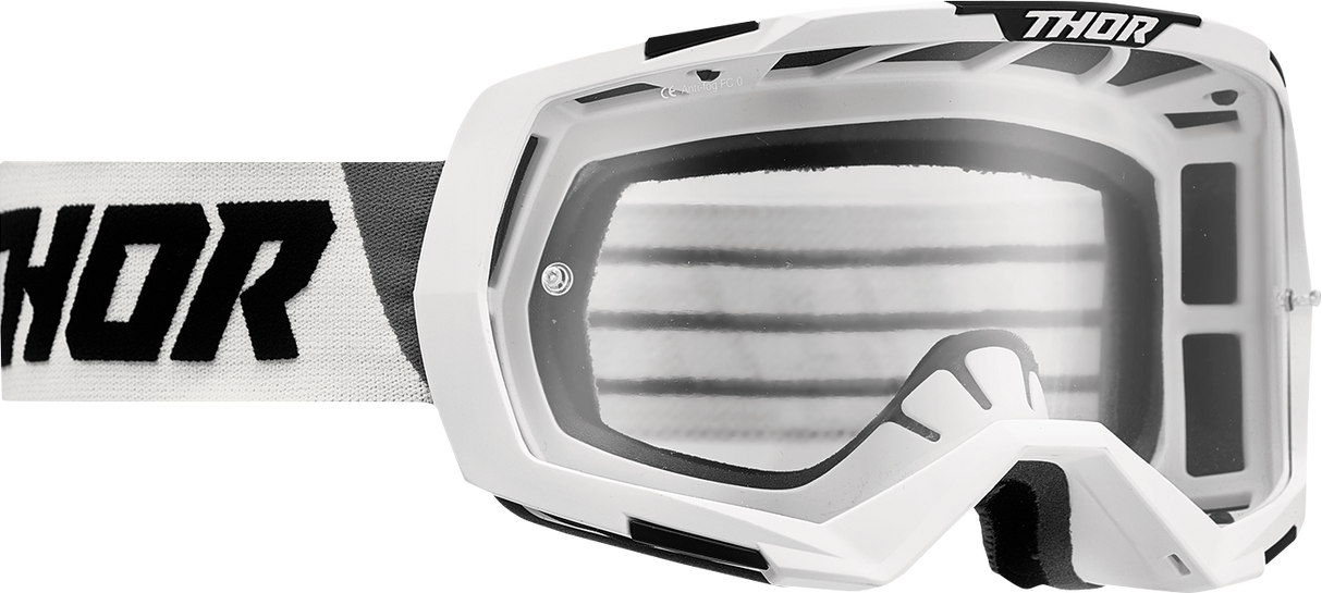 Thor Regiment Goggles - White/Gray - Clear 2601-2801 - Cycle City Outdoors