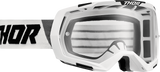 Thor Regiment Goggles - White/Gray - Clear 2601-2801 - Cycle City Outdoors
