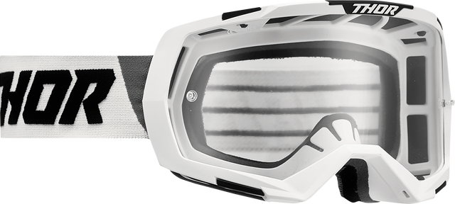 Thor Regiment Goggles - White/Gray - Clear 2601-2801 - Cycle City Outdoors