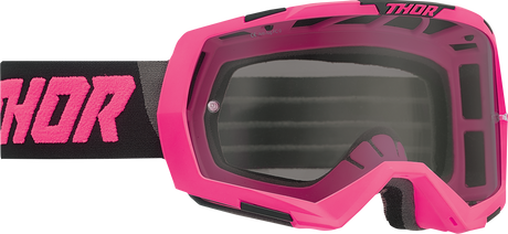Thor Regiment Goggles - Flo Pink/Black - Smoke 2601-2803 - Cycle City Outdoors